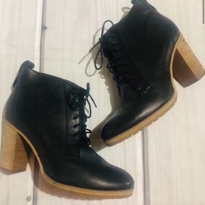 Madewell 1937 Footwear Black Leather Ankle Boots 7